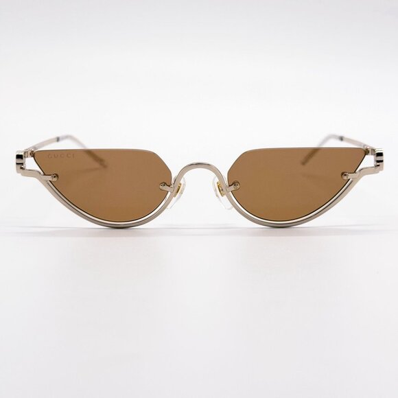 NEW GUCCI SUNGLASSES GOLD WOMEN CAT EYE EYEWEAR GUCCI GG1603S 002 main image 6